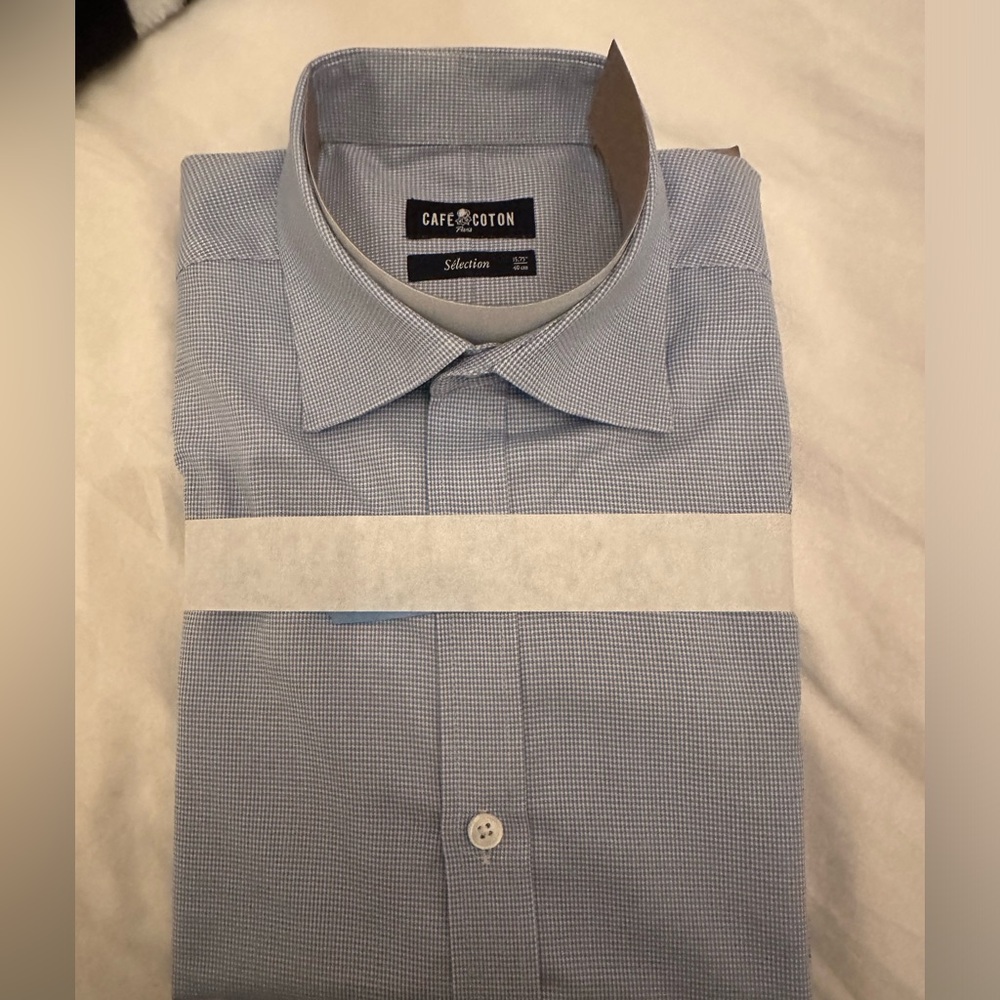 Cafe cotton button down shirt